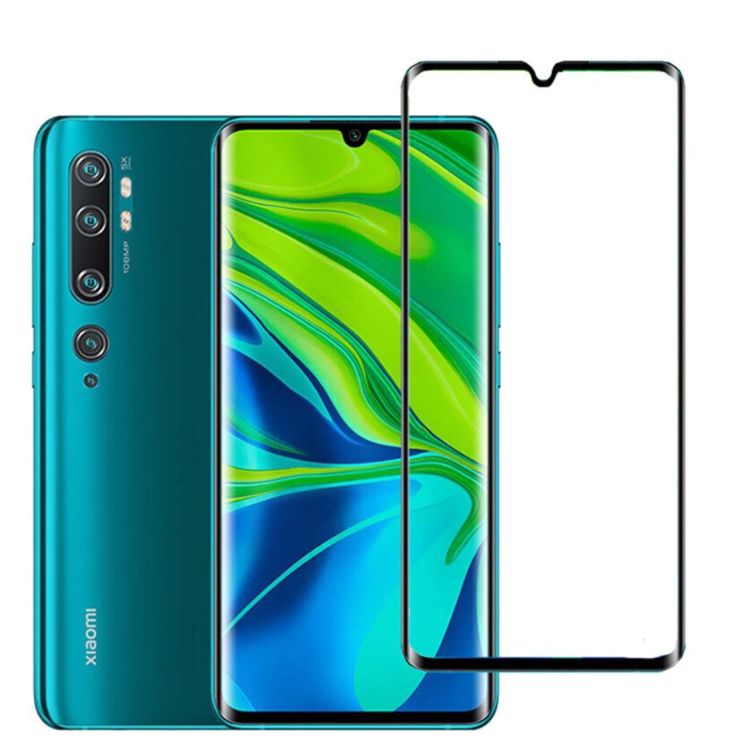 Folie Protectie Ecran Sticla 3d Full Cover Cellara Pentru Xiaomi Mi Note 10 Pro - Negru