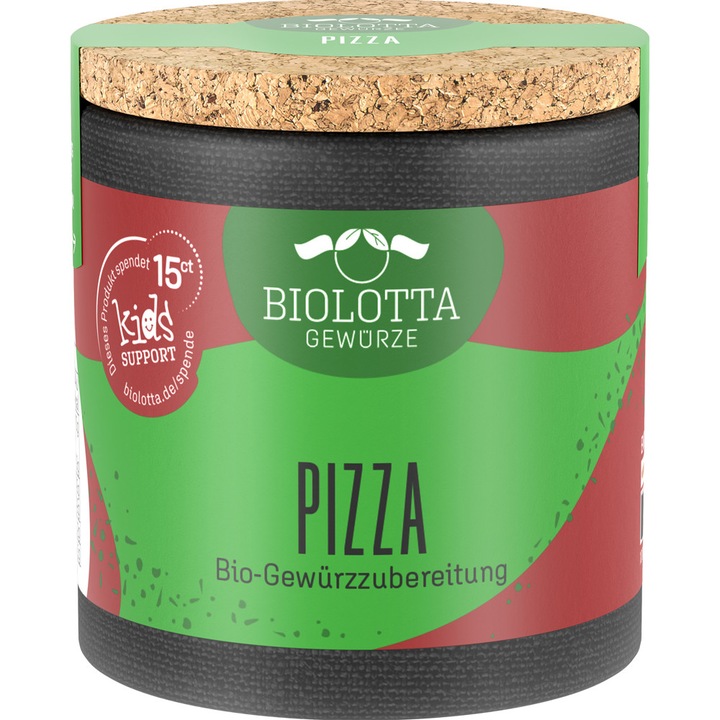 Mix de condimente pentru pizza bio, 22g, BioLotta