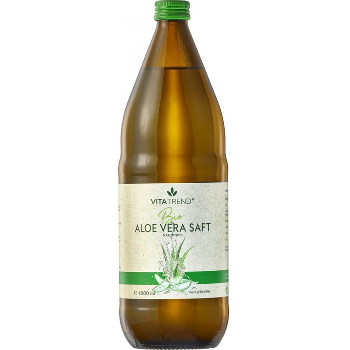 Suc de aloe vera bio, 1L, VitaTrend