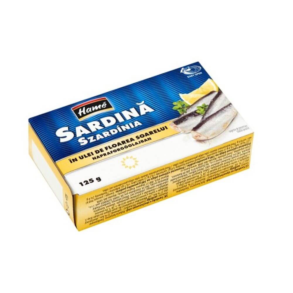 Sardine in Sos de Ulei Hame, 125 g