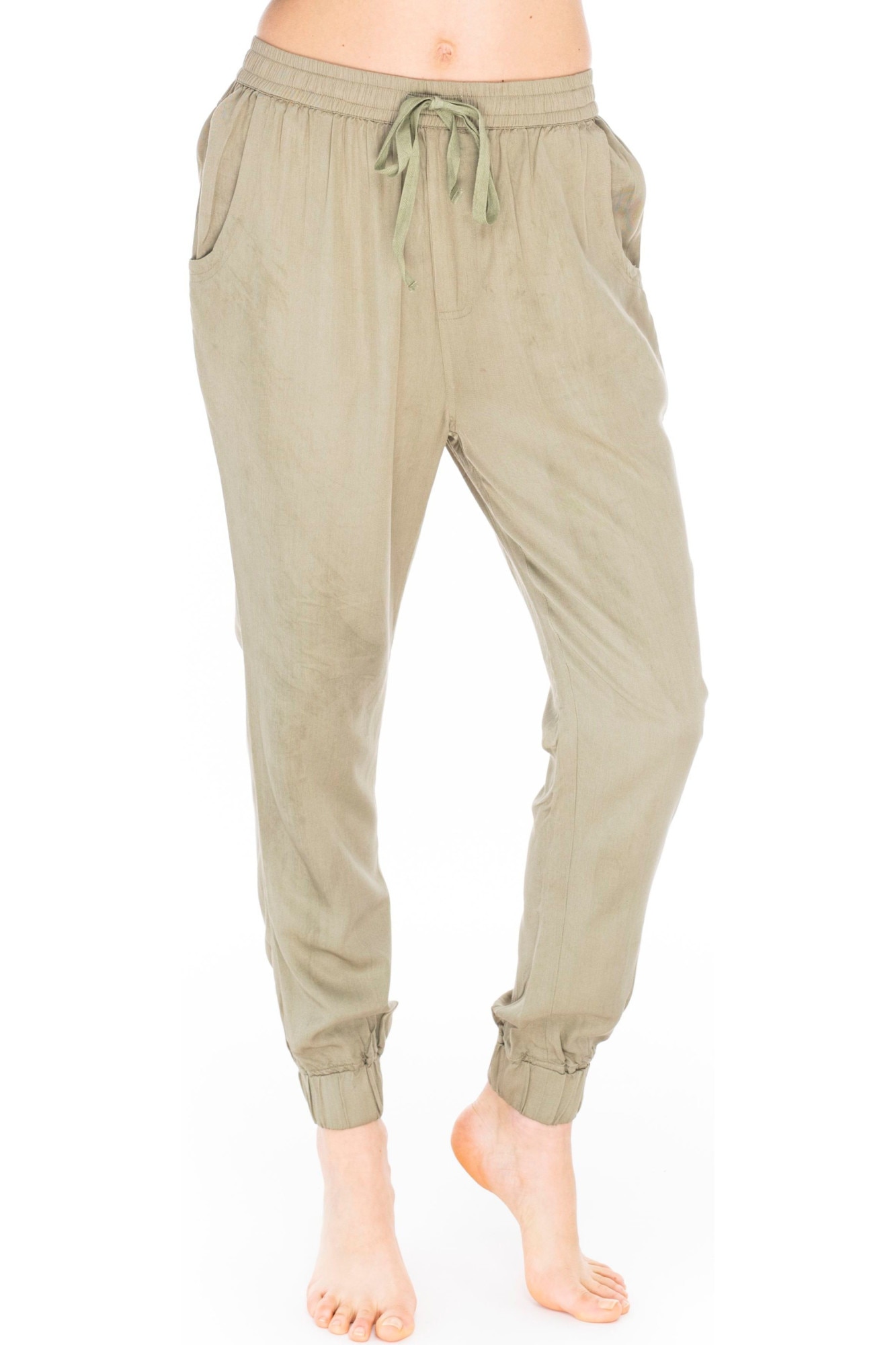 Pantaloni de trening pentru femei, Fundango Rosalie, Verde