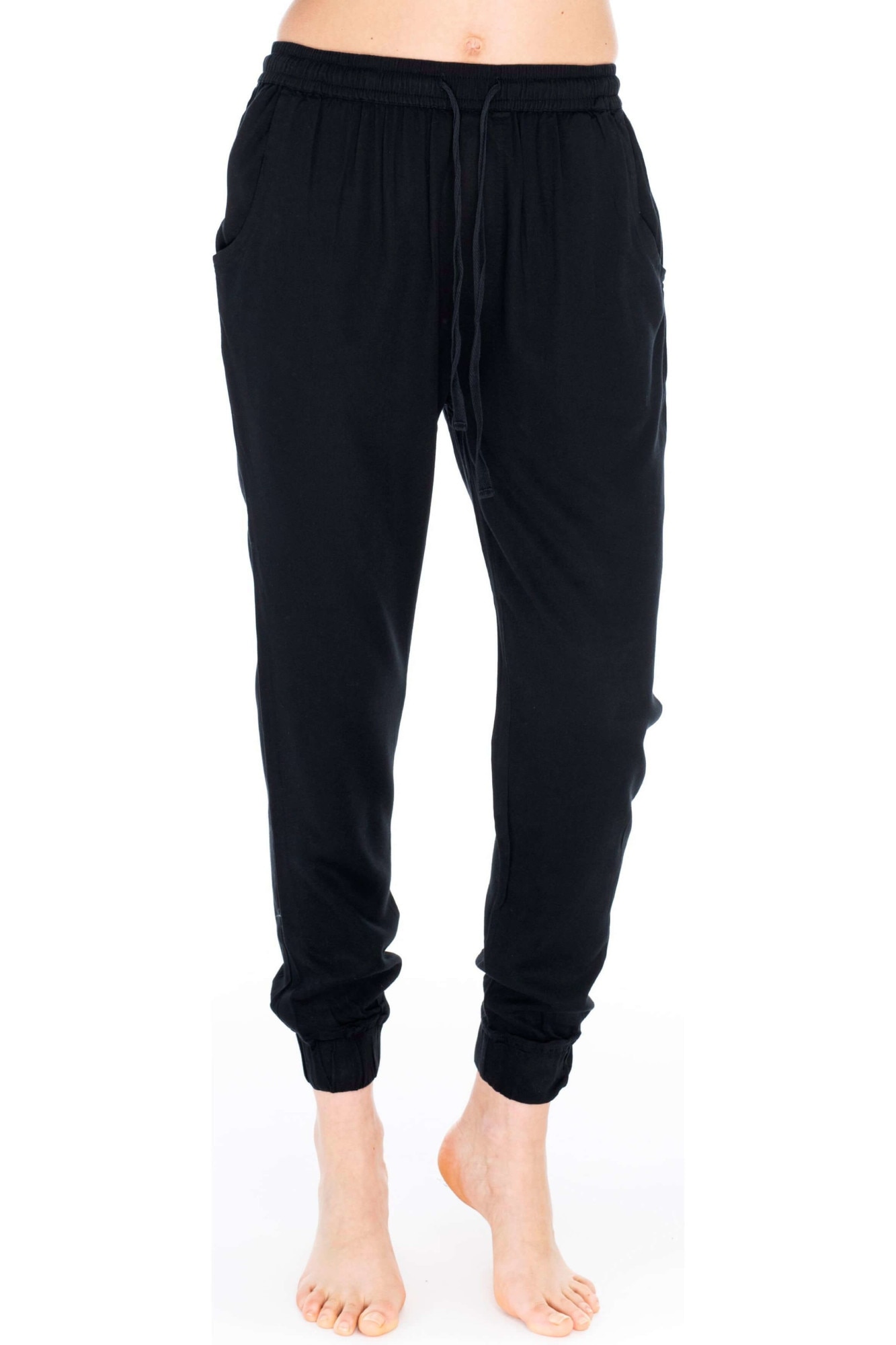 Pantaloni de trening pentru femei, Fundango Rosalie, Negru