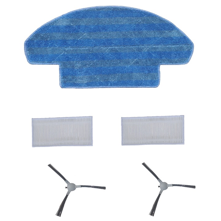 Set accesorii Robot Liectroux V3s 2 x perie laterala, 2 x filtru Hepa, 1 x mop