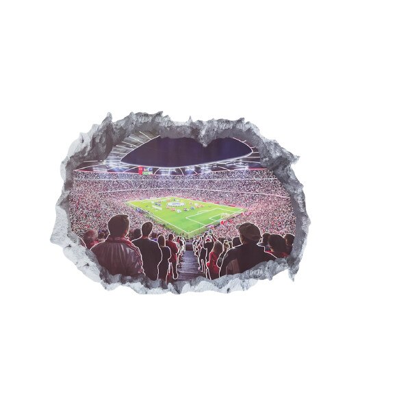 Autocolant pentru perete 3D FC Bayern Munchen, 70 x 100 cm