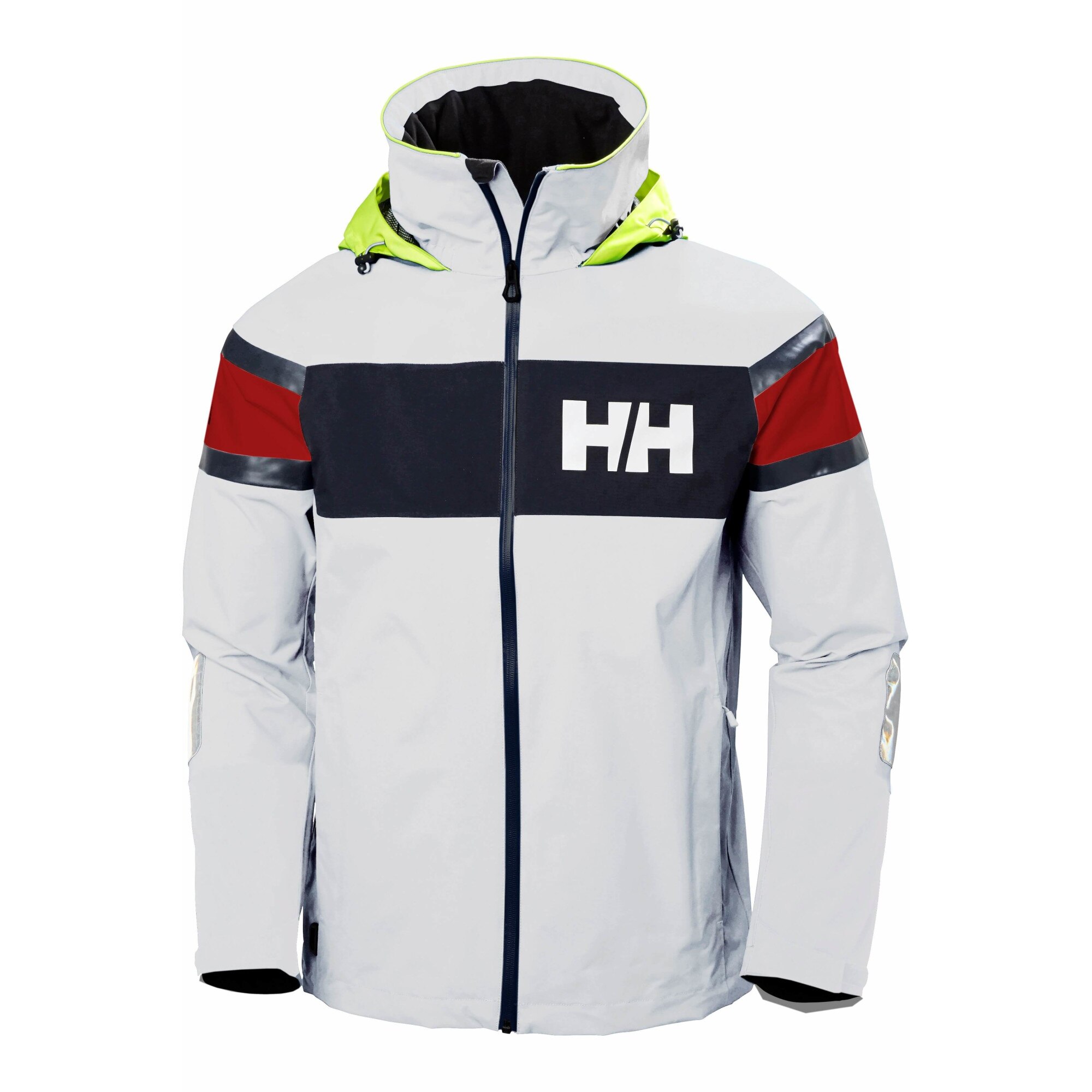 Jacheta de iahting barbati, Helly Hansen Salt Flag Jacket, Alb