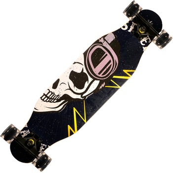 Longboard Action One, roti luminoase, ABEC-7, PU, Aluminiu, 100 kg, 80 x 20 cm, negru, Speed Master Longboard Action One, roti luminoase, ABEC-7, PU, Aluminiu, 100 kg, 80 x 20 cm, negru, Speed Master