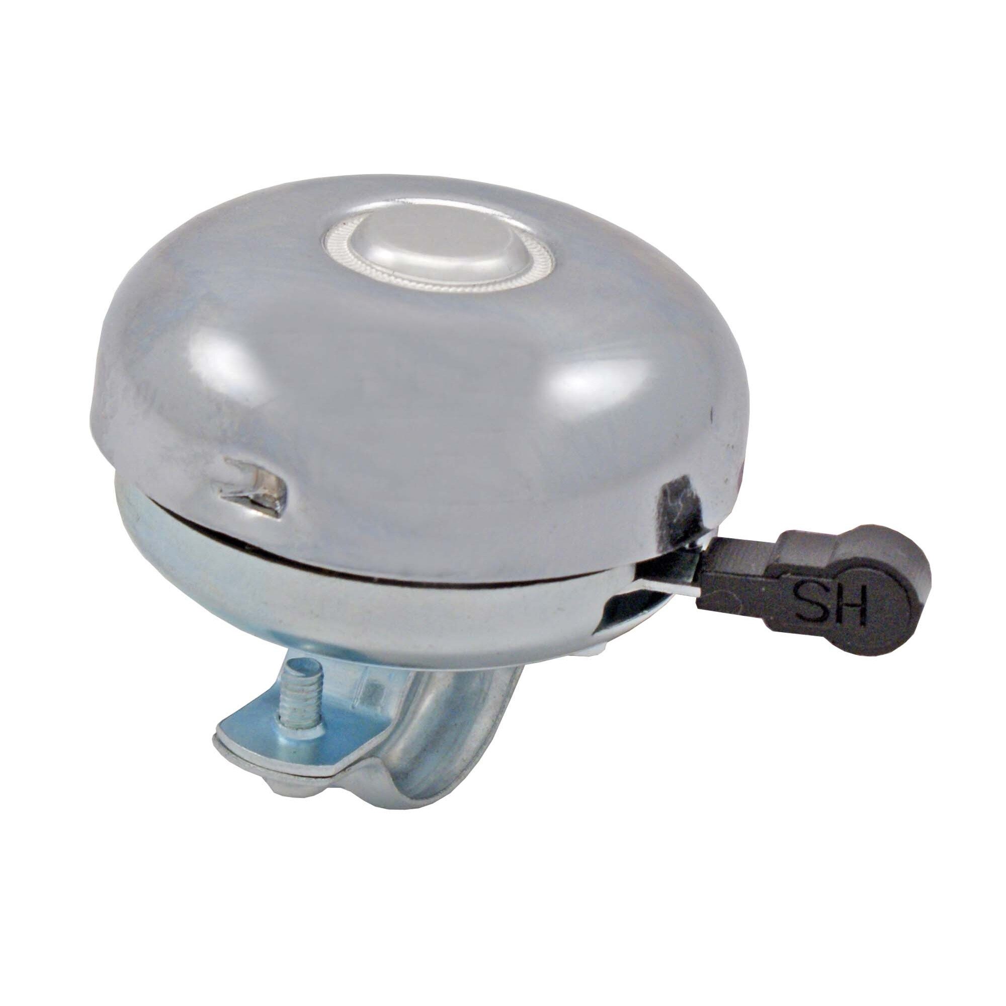 Sonerie RMS clasic, otel, diametru 58mm, culoare argintiu
