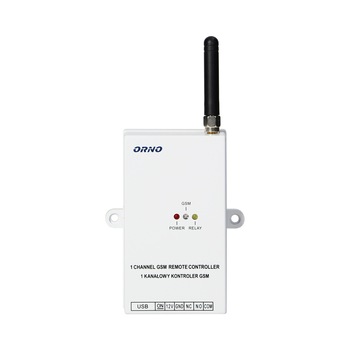 Modul ORNO OR-GB-449 pentru comanda deschidere usa garaj/poarta, GSM, USB, 2300W, 12V, IP20, alb Modul ORNO OR-GB-449 pentru comanda deschidere usa garaj/poarta, GSM, USB, 2300W, 12V, IP20, alb