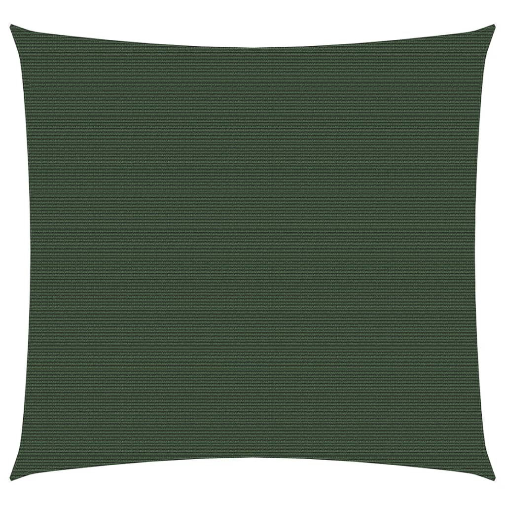 Copertina panza de parasolar patrata vidaXL, Tesatura, 600 x 600 cm, Verde inchis