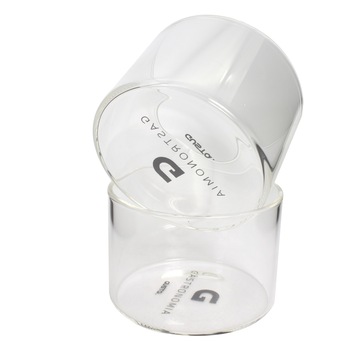 Set 2 suporti din sticla pentru lumanare, Gastronomia, Ø 5,5 cm, transparent Set 2 suporti din sticla pentru lumanare, Gastronomia, Ø 5,5 cm, transparent