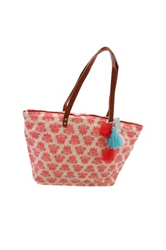 Geanta pentru plaja, 55 x 40 cm, Pink, Vivo Geanta pentru plaja, 55 x 40 cm, Pink, Vivo