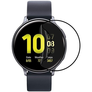 Folie Protectie Ecran Pmma Smartwatch Cellara Pentru Samsung Galaxy Active 2 44mm - Negru Folie Protectie Ecran Pmma Smartwatch Cellara Pentru Samsung Galaxy Active 2 44mm - Negru