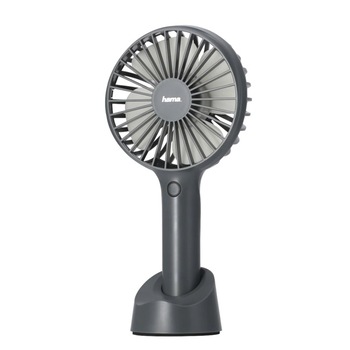 Ventilator portabil Hama, USB LED, baterie, gri, 12365 Ventilator portabil Hama, USB LED, baterie, gri, 12365