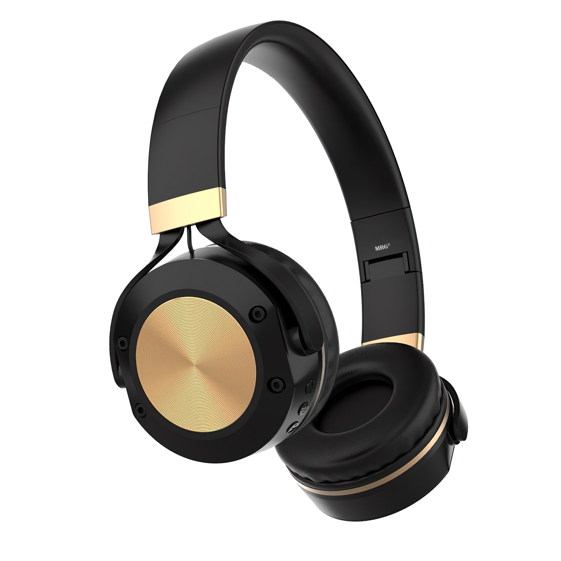 Casti wireless MRG M624, On Ear, Cu bluetooth, Negru