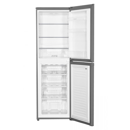 Combina Frigorifica Samus SCX335, 248 l, Termostat reglabil, Clasa energetica F, 4 sertare congelator, H 173.2 cm, Inox
