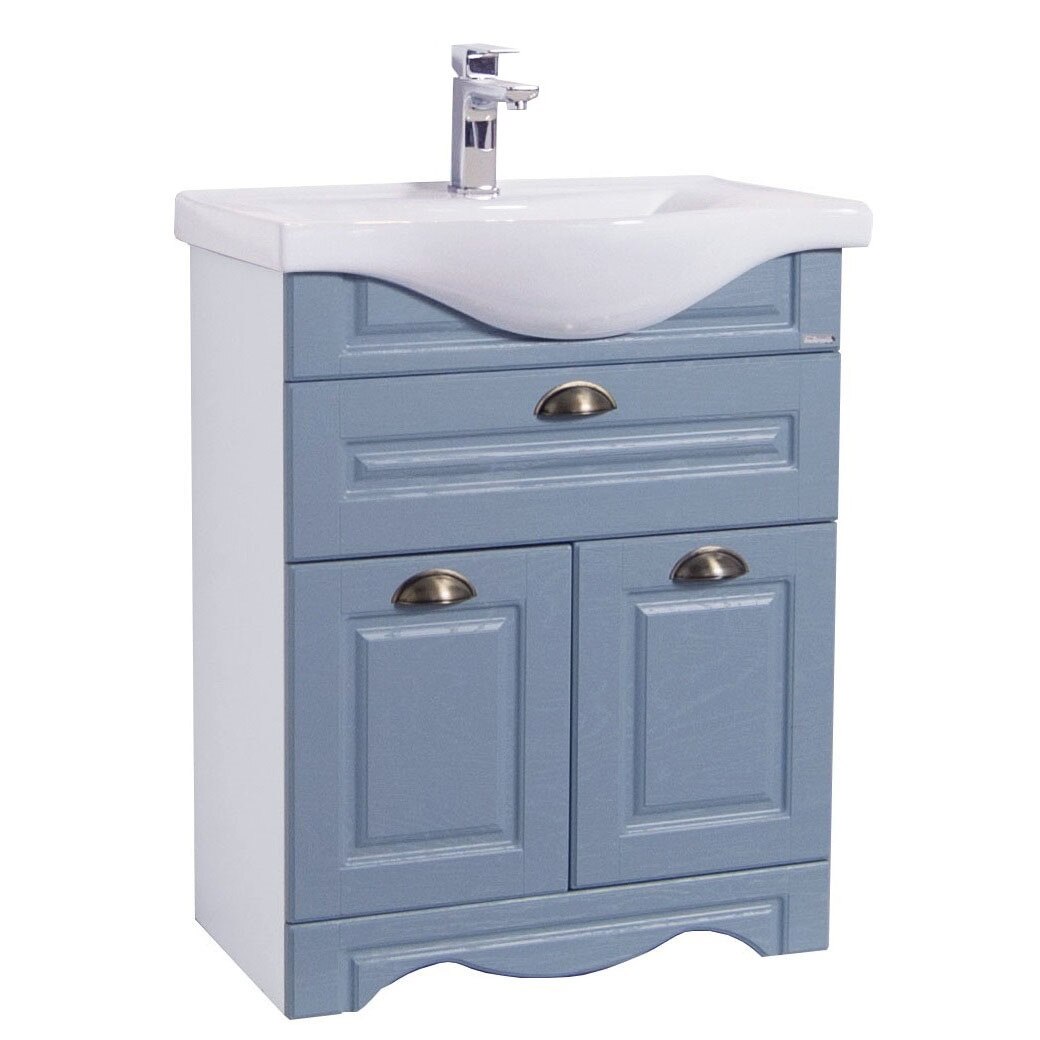 Baza si lavoar Badenmob , seria 172 , 65x45cm , Bleu Rustic