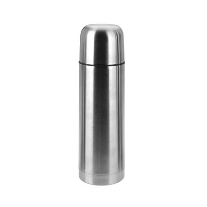 Kiváló Háztartási Cikkek 750 ml-es ezüst termosz két pohárral