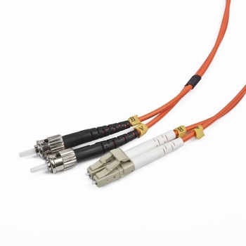 Cablu Fibra Optica, conectori LC-ST, 1m, duplex multimode, CFO-LCST-OM2-1M Cablu Fibra Optica, conectori LC-ST, 1m, duplex multimode, CFO-LCST-OM2-1M