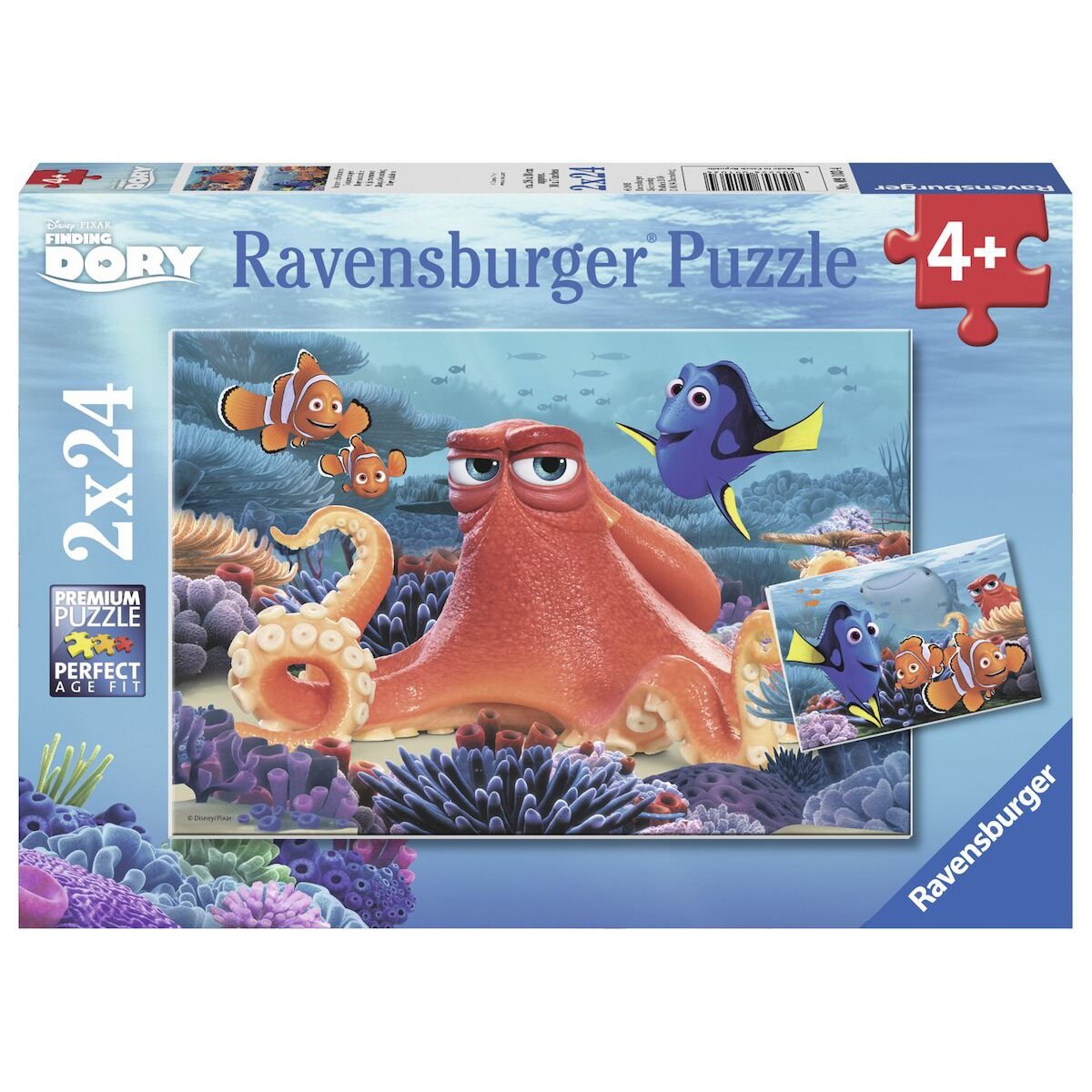 Puzzle Ravensburger - Disney, In cautarea lui Dory, 2 in 1, 2x24 piese