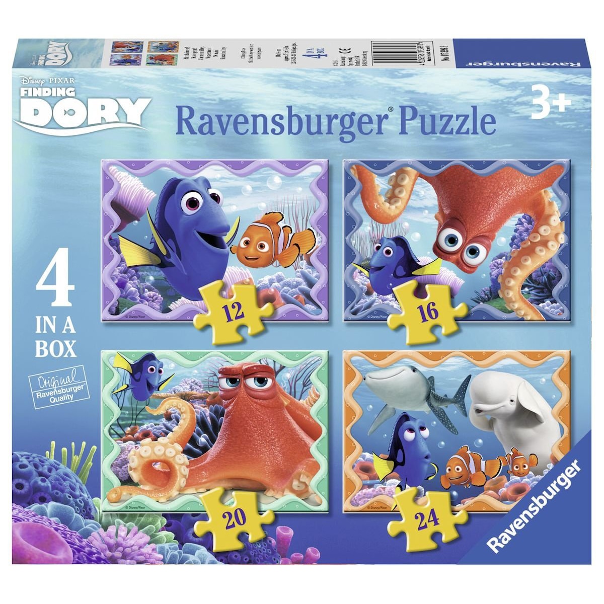 Puzzle Ravensburger, In cautarea lui Dory, 12,16,20,24 piese