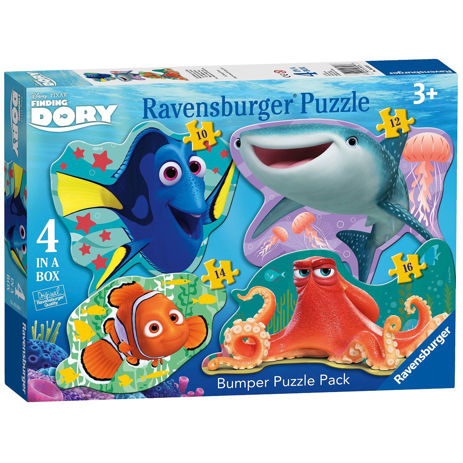 Puzzle Ravensburger - Disney, In cautarea lui Dory, 4 in 1, 10/12/14/16 piese