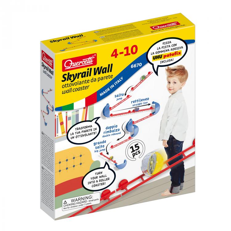 Set de constructie Quercetti Skyrail Sine pentru perete