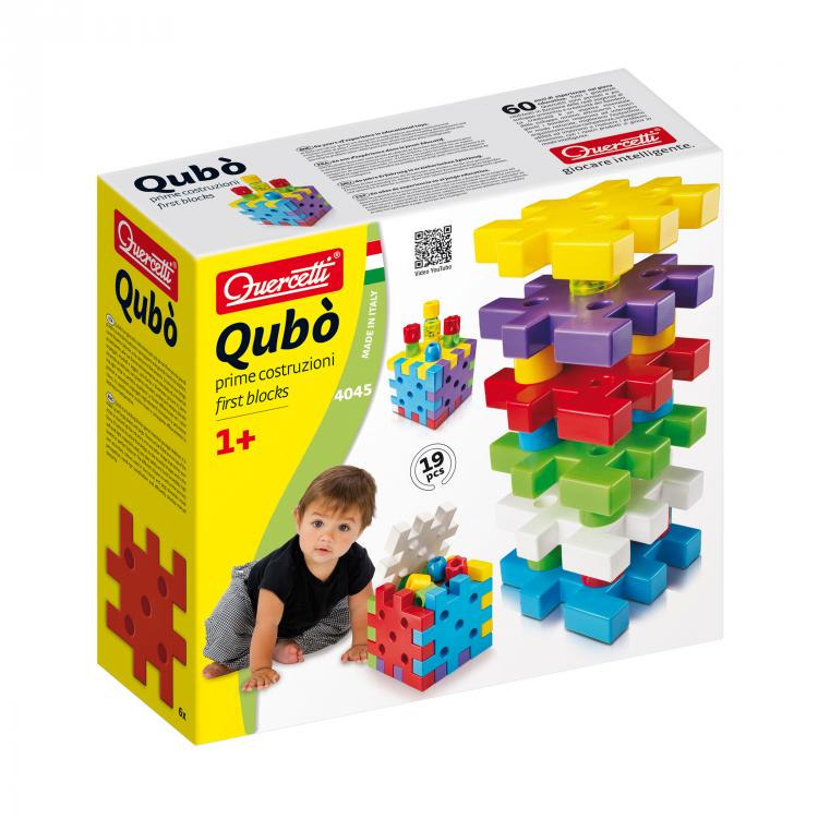 Set de joaca Quercetti Qubo Cuburi de construit