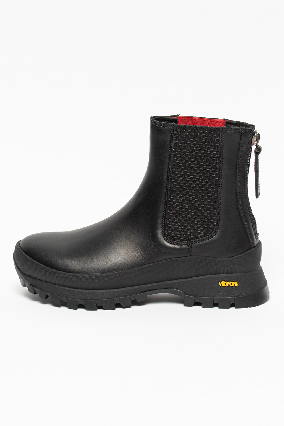 Woolrich, Ghete Chelsea de piele, Negru