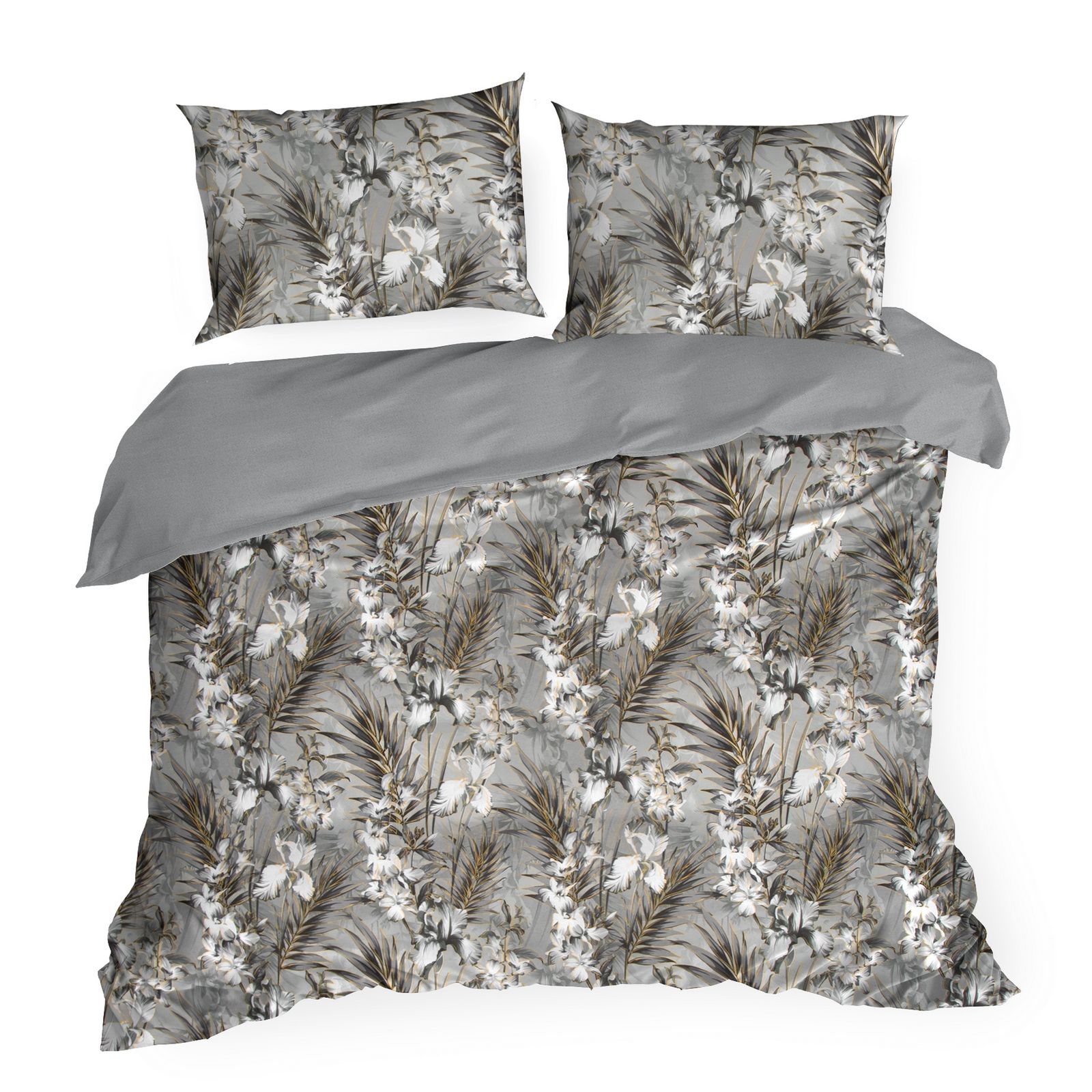 Set Lenjerie de Pat, Bumbac satinat, Eurofirany, NIKA, 200x220 Multicolor