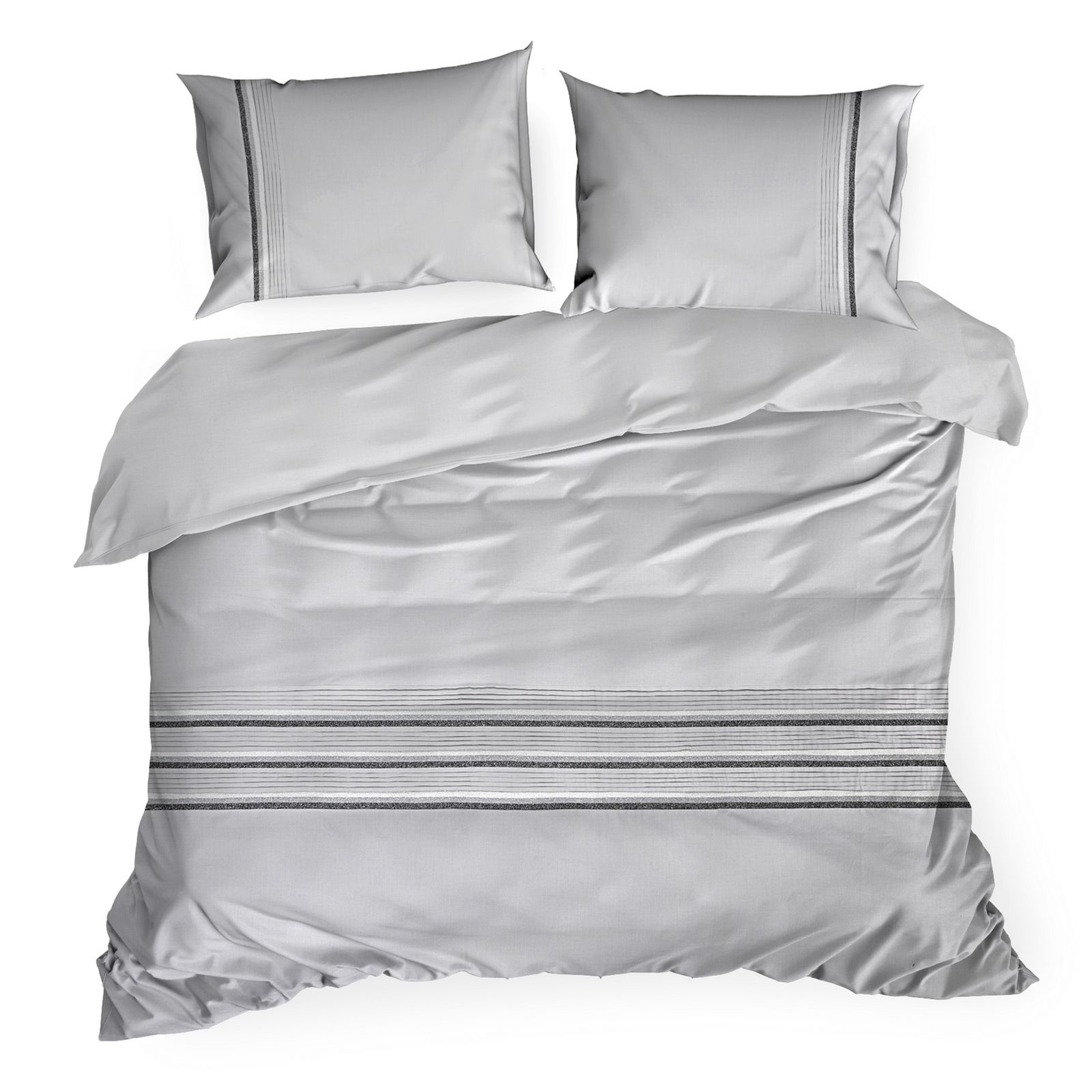 Set Lenjerie de Pat, Bumbac satinat, GWEN 160x200 multicolor