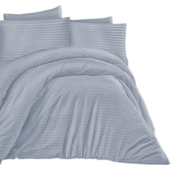 Set Lenjerie de Pat, Bumbac satinat, damasc Darymex 160x200 Albastru Set Lenjerie de Pat, Bumbac satinat, damasc Darymex 160x200 Albastru