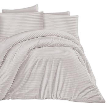 Set Lenjerie de Pat, Bumbac satinat, damasc Darymex 160x200 Gri Set Lenjerie de Pat, Bumbac satinat, damasc Darymex 160x200 Gri