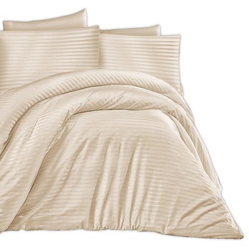 Set Lenjerie de Pat, Bumbac satinat, damasc Darymex 160x200 cappuccino Set Lenjerie de Pat, Bumbac satinat, damasc Darymex 160x200 cappuccino