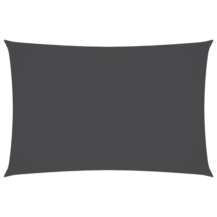 Parasolar vidaXL, antracit, 5x7 m, tesatura oxford, dreptunghiular, 5.61 kg