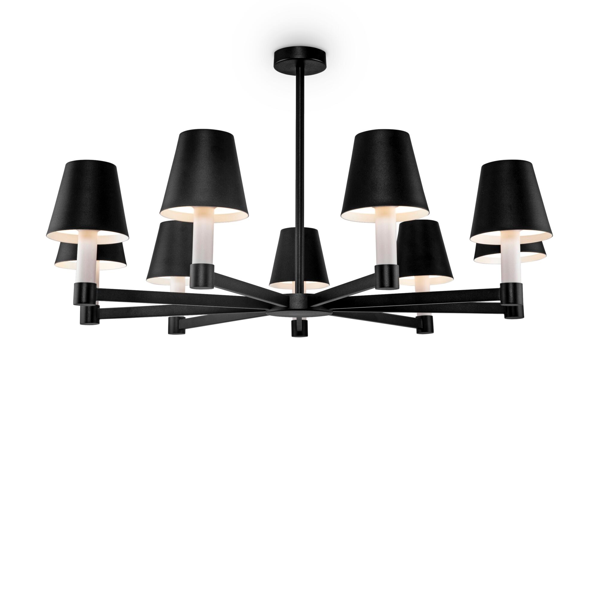 Lustra Maytoni Modern New Series 104, Negru, 9 x E14 40W