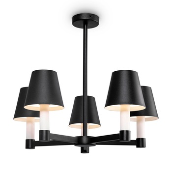 Lustra Maytoni Modern New Series 104, Negru, 5 x E14 40W Lustra Maytoni Modern New Series 104, Negru, 5 x E14 40W