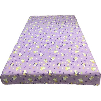 Cearceaf mov 250x215cm pentru pat dublu, pentru saltea mai mare de 180cm,  Cearceaf mov 250x215cm pentru pat dublu, pentru saltea mai mare de 180cm,
