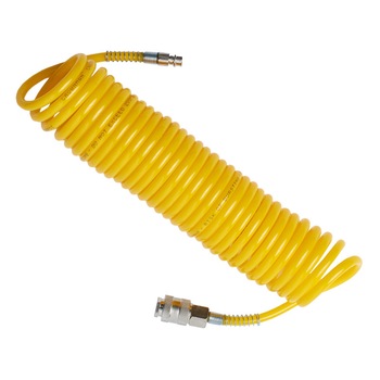 Furtun flexibil spiral cu cuple tip german 7.5M CROWNMAN Furtun flexibil spiral cu cuple tip german 7.5M CROWNMAN