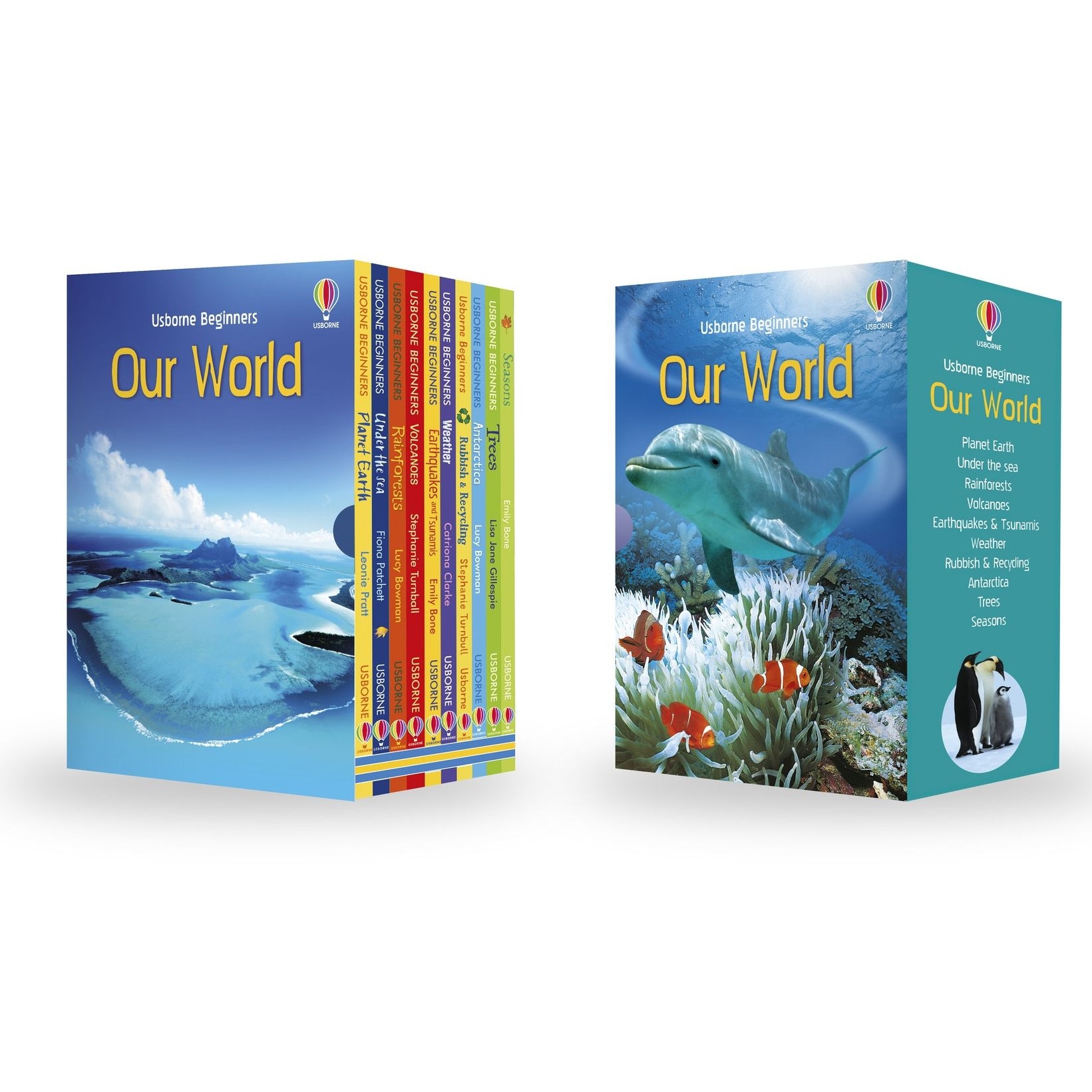 Beginners Boxset Our World Usborne - Set 10 carti in limba engleza