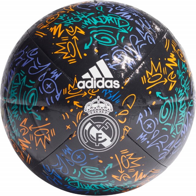 Minge fotbal Adidas Real Madrid Club, negru, 5