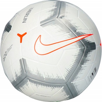 Minge fotbal Nike Merlin - oficiala de joc, alb, 5 Minge fotbal Nike Merlin - oficiala de joc, alb, 5