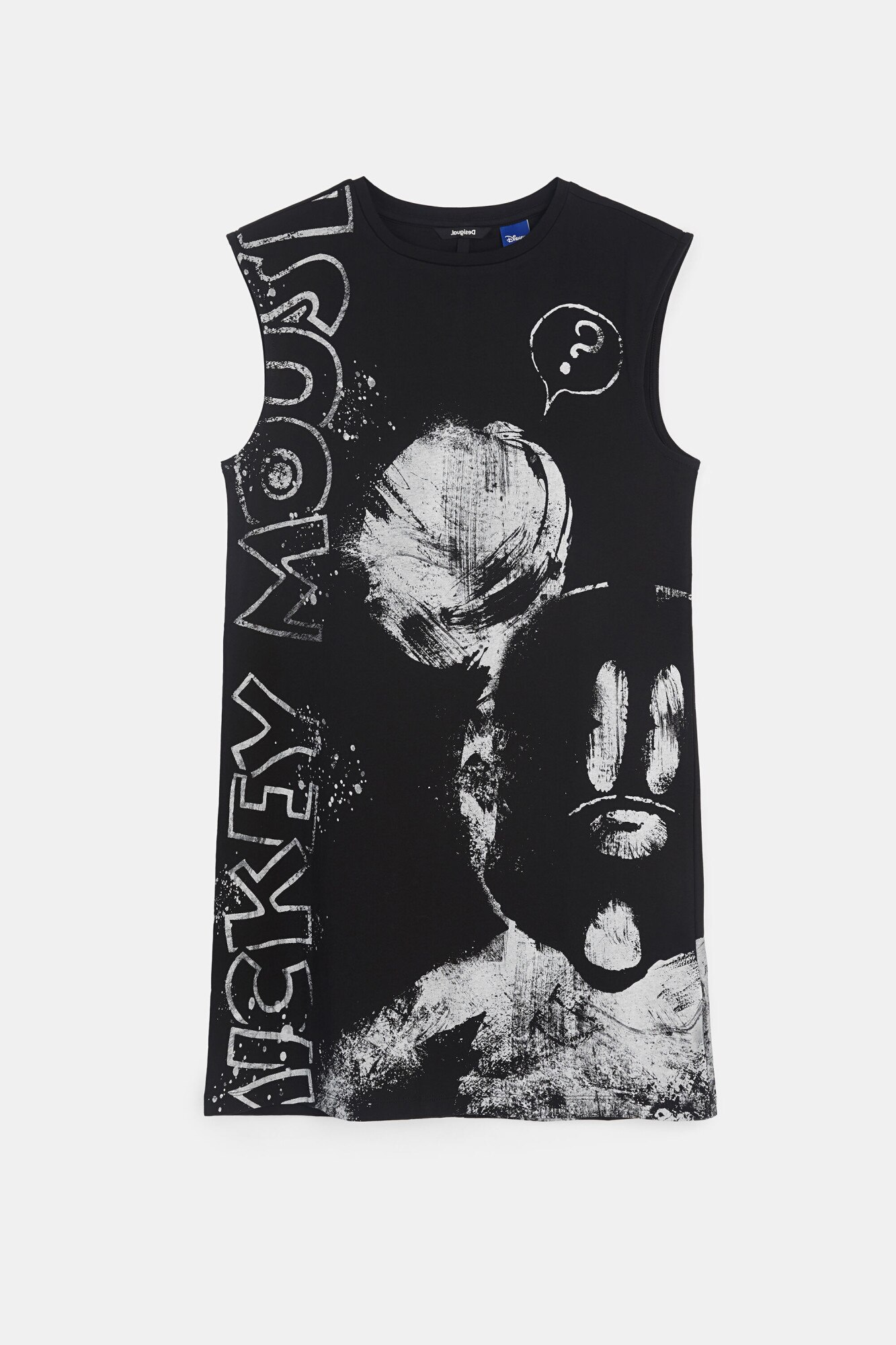 Rochie , Desigual , Imprimeu Mickey Mouse , Confort fit