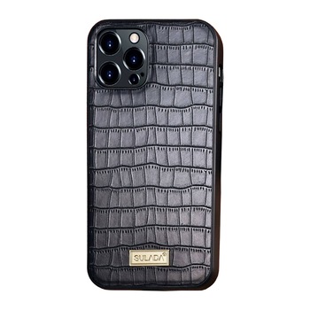 Husa din Piele Croco pentru Apple iPhone 12 Pro Max, Optim IAO Protection, Snake Design, Elegance Next Level, Business Style, Royal Fashion, Latest Trend, Negru Husa din Piele Croco pentru Apple iPhone 12 Pro Max, Optim IAO Protection, Snake Design, Elegance Next Level, Business Style, Royal Fashion, Latest Trend, Negru
