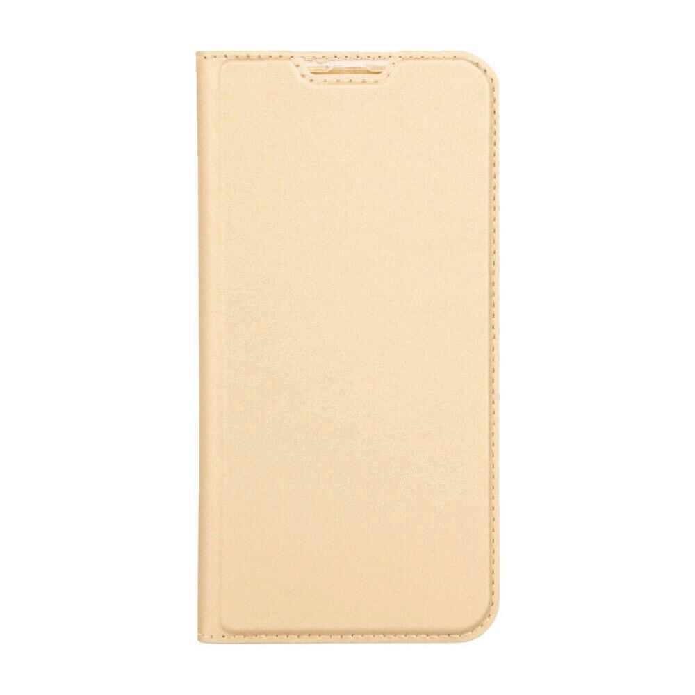 Husa Carte Dux Ducis Anti Amprenta pentru Samsung Galaxy A12, Auriu