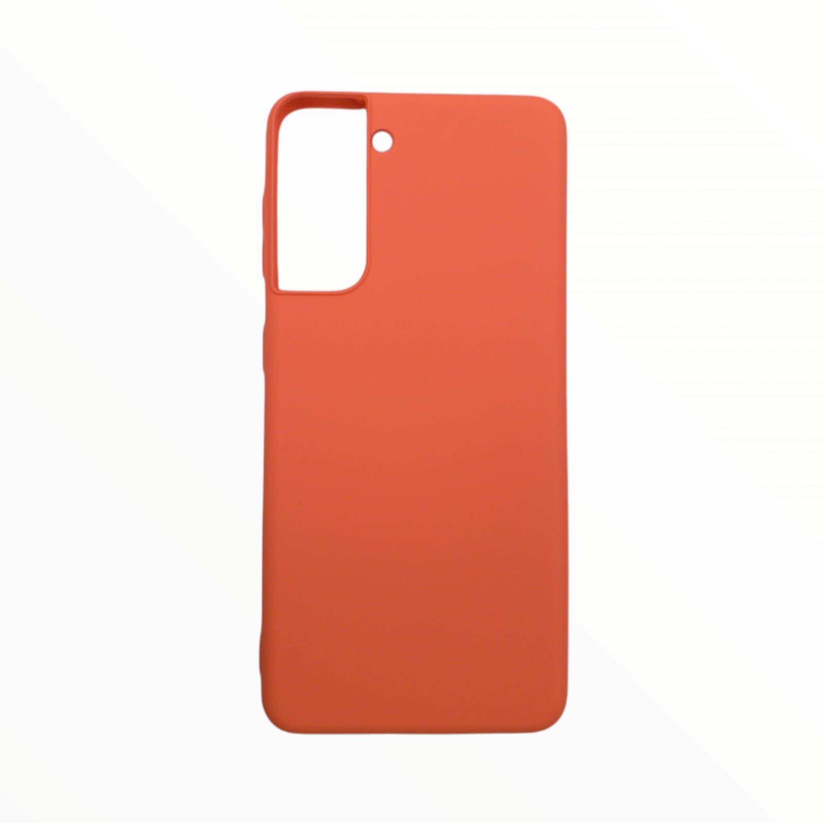 Husa protectie Forcell silicon pentru Samsung Galaxy S21, Coral, Roz Deschis
