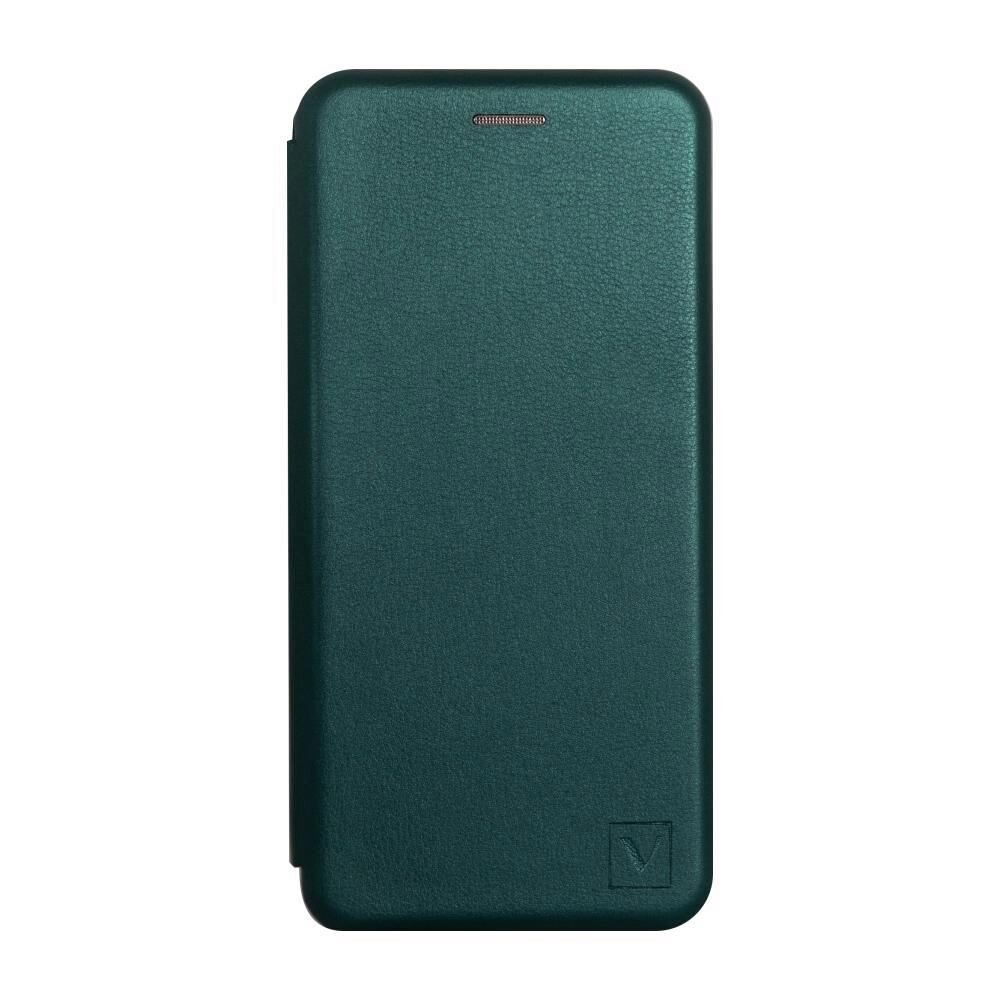 Husa Carte Elegance pentru Samsung Galaxy A12, Slim, Inchidere Magnetica, Verde