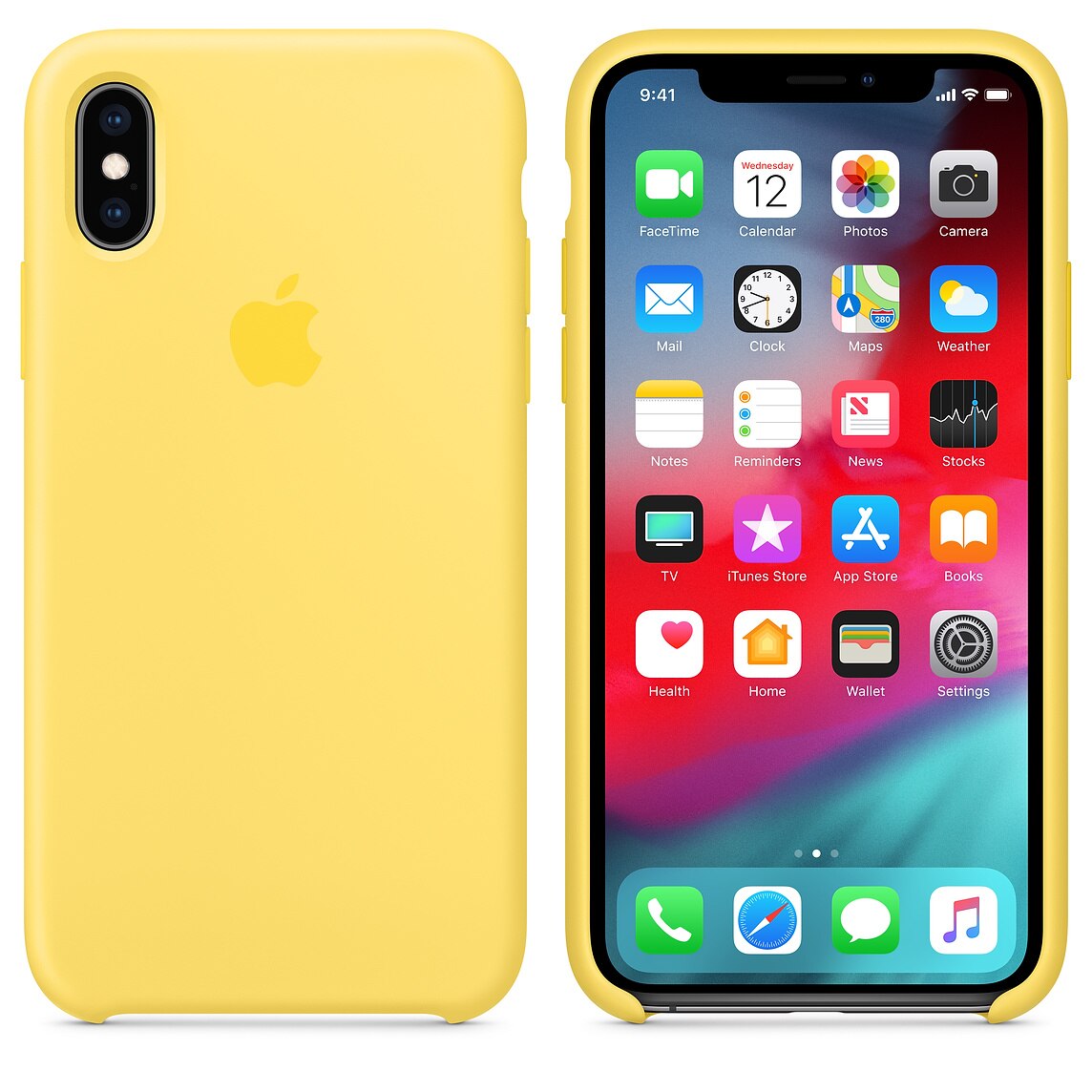 Husa de protectie Apple pentru iPhone XS Max , Canary Yellow