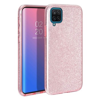 Husa compatibila cu Samsung Galaxy A12 shiny Roz Husa compatibila cu Samsung Galaxy A12 shiny Roz