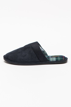 Polo Ralph Lauren, Papuci din textil cu logo brodat Klarence, Bleumarin Polo Ralph Lauren, Papuci din textil cu logo brodat Klarence, Bleumarin