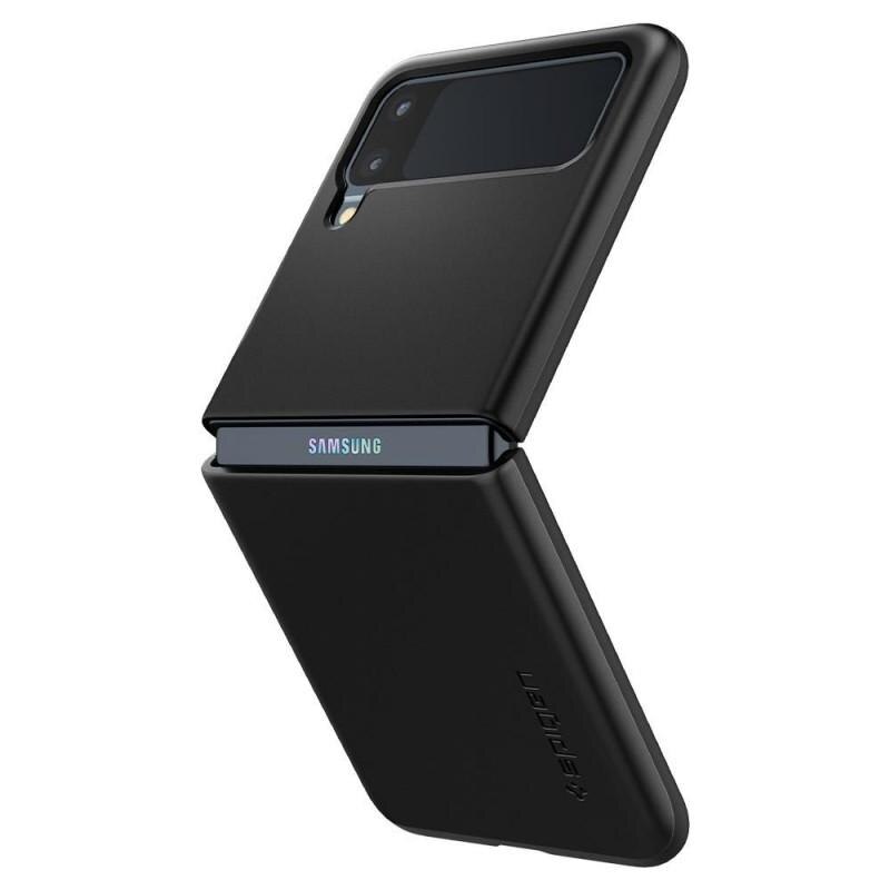 Husa slim Spigen Thin Fit compatibila cu Samsung Galaxy Z Flip 3 5G Black